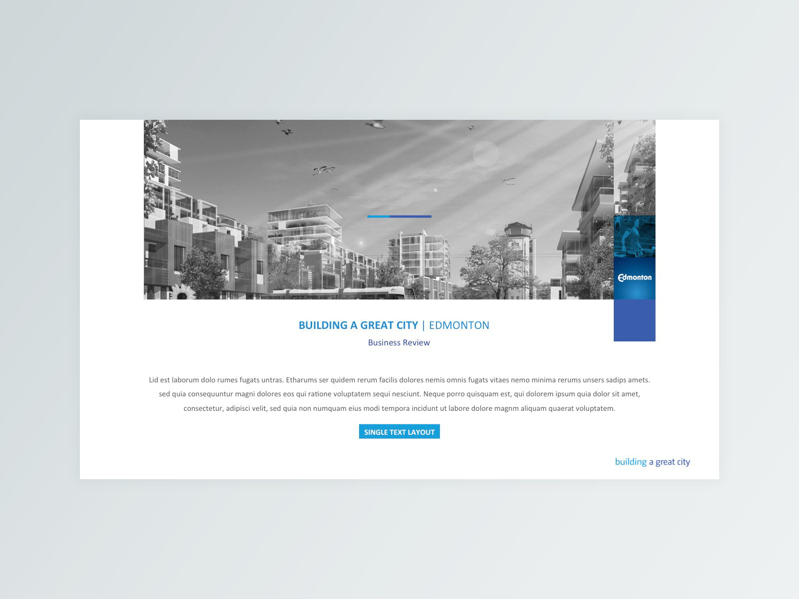 Building a Great City — 6