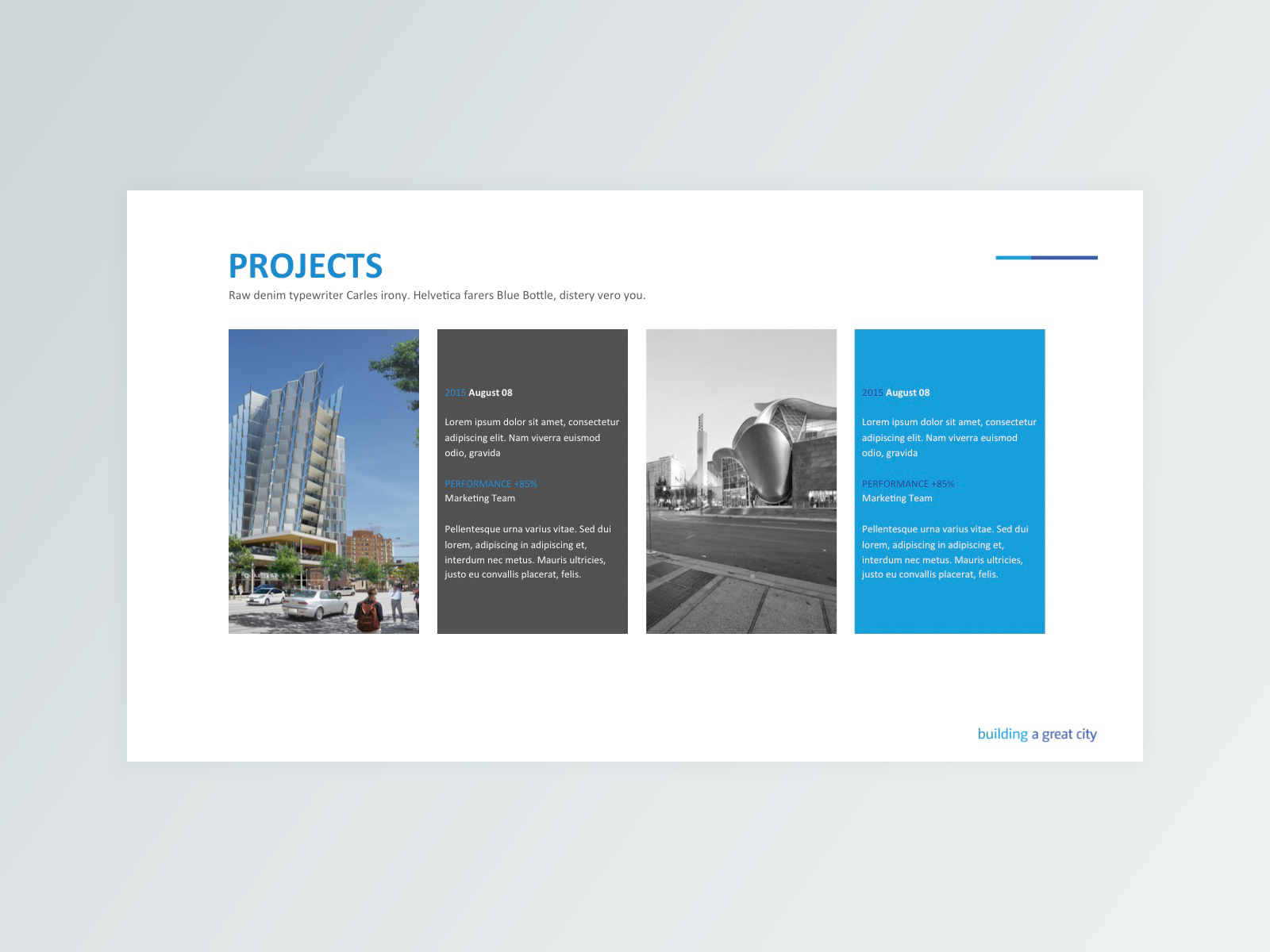 Building a Great City — 7