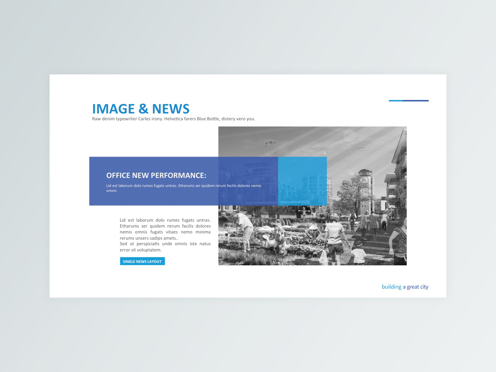 Building a Great City — 8